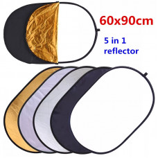  5 in 1 Multi Disc Photography Studio Photo Oval Collapsible Light Reflector