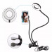 Photo Studio Selfie LED Ring Light with Cell Phone Mobile Holder for Youtube Live Stream Makeup,Ring Lamp for iPhone/Android