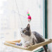 Cute Pet Hanging Beds Bearing 20kg Cat Sunny Window Seat Mount Pet Cat Hammock Comfortable Cat Pet Bed Shelf Seat Beds