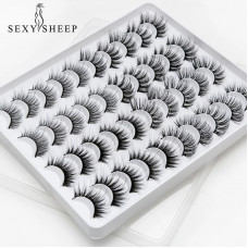 SEXYSHEEP natural 3D false eyelashes fake lashes makeup kit 