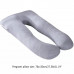  Pregnancy Pillow Side Sleeper Pregnant Women Bedding Full Body U Shape Pillow Case (Pillow Core Not Included)