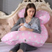  Pregnancy Pillow Side Sleeper Pregnant Women Bedding Full Body U Shape Pillow Case (Pillow Core Not Included)