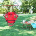 Well-equipped S-shaped Hook High Strength Assembled Hanging Seat Cacolet Red