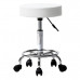 Round Stool Ha Ha Feet Rotation Bar Stool White