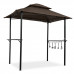 Outdoor Grill Gazebo tent 8 x 5 Ft  Double Tier Soft Top Canopy