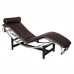 LC806B LC4 Modern Lounge Chair - Deep Brown