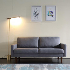 【Presale】Two people place cloth art sofa - Gray