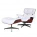 Leisure Unfordable Lounge Chair - White