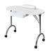 Portable MDF Manicure Table with Arm Rest & Drawer Salon Spa Nail Equipment - White