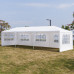 Five Sides Waterproof Tent with Spiral Tubes - White