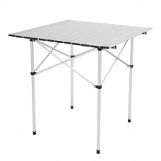 Square Camping Table Dining table - Silver gray