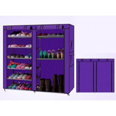 【SEA】Purple Non-woven Fabric Shoe Rack