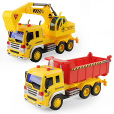 Simulation of engineering construction Trucks with Inertia