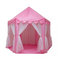 Princess Castle Play House Large Outdoor Kids Play Tent for Girls Pink